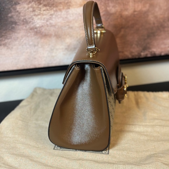✨ Gucci Horsebit 1955 GG Supreme Top Handle Bag w/ COA & 2 Straps ✨ - Picture 4 of 16